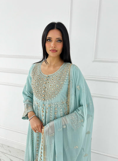 SHAZ1778 - Readymade - Chiffon - Mummy n Me Outfit - Memsaab Online