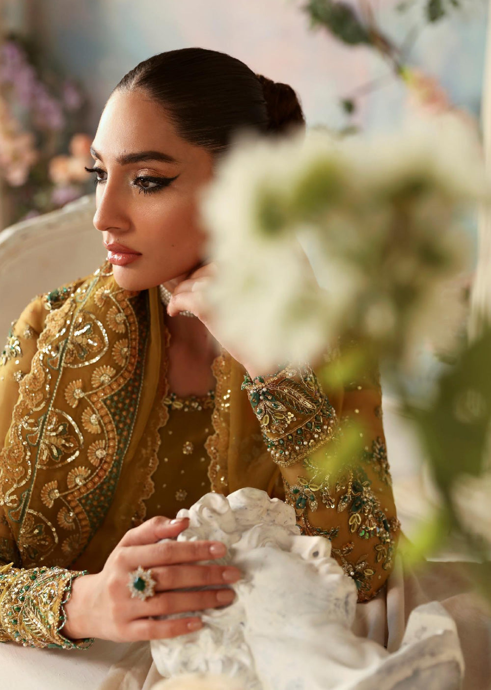 AKB-1545 - Sierra - Unstitched - Aleia Luxury Formals by Akbar Aslam 2024 - Memsaab Online