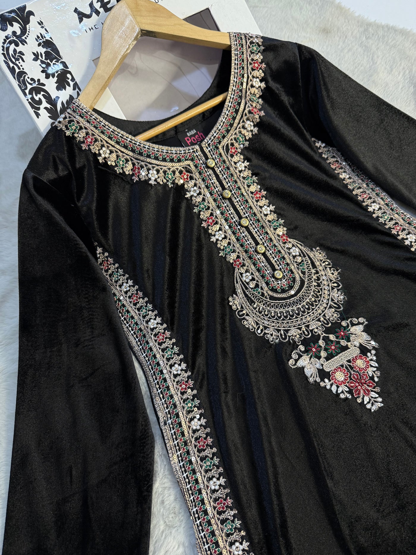 BPH-204 - Readymade Velvet Suit - Memsaab Online