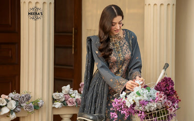 HSS-329- Readymade Heeras Suit - Memsaab Online