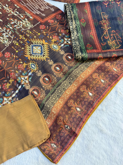 SN24 - Readymade - 3 Piece Masuri Outfit - Memsaab Online