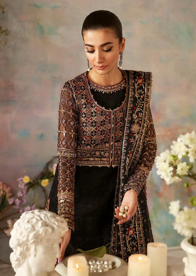 AKB-1547 - Ebene - Unstitched - Aleia Luxury Formals by Akbar Aslam 2024 - Memsaab Online