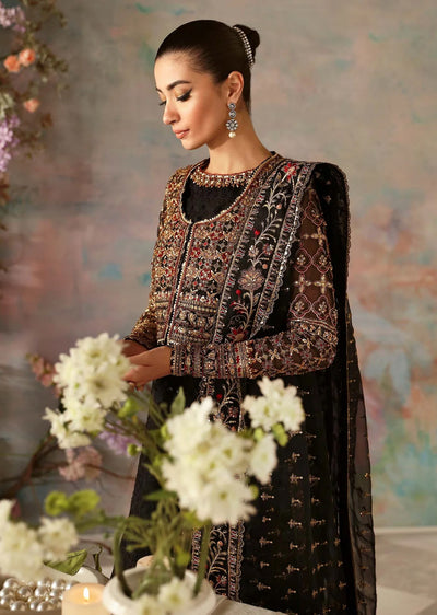 AKB-1547 - Ebene - Unstitched - Aleia Luxury Formals by Akbar Aslam 2024 - Memsaab Online