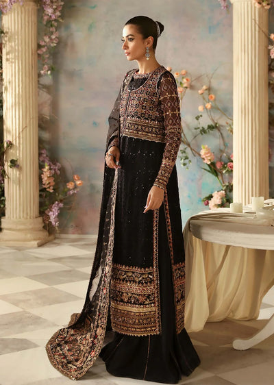 AKB-1547 - Ebene - Unstitched - Aleia Luxury Formals by Akbar Aslam 2024 - Memsaab Online