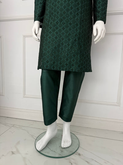 HKF104 Mens Embroidered Kurta Trouser - Memsaab Online