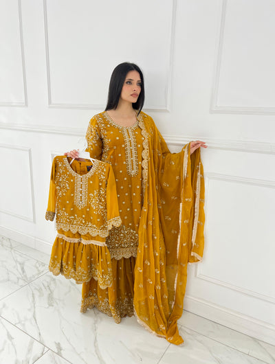 Shaz1817 - Readymade - Chiffon - Mummy n Me Outfit - Memsaab Online