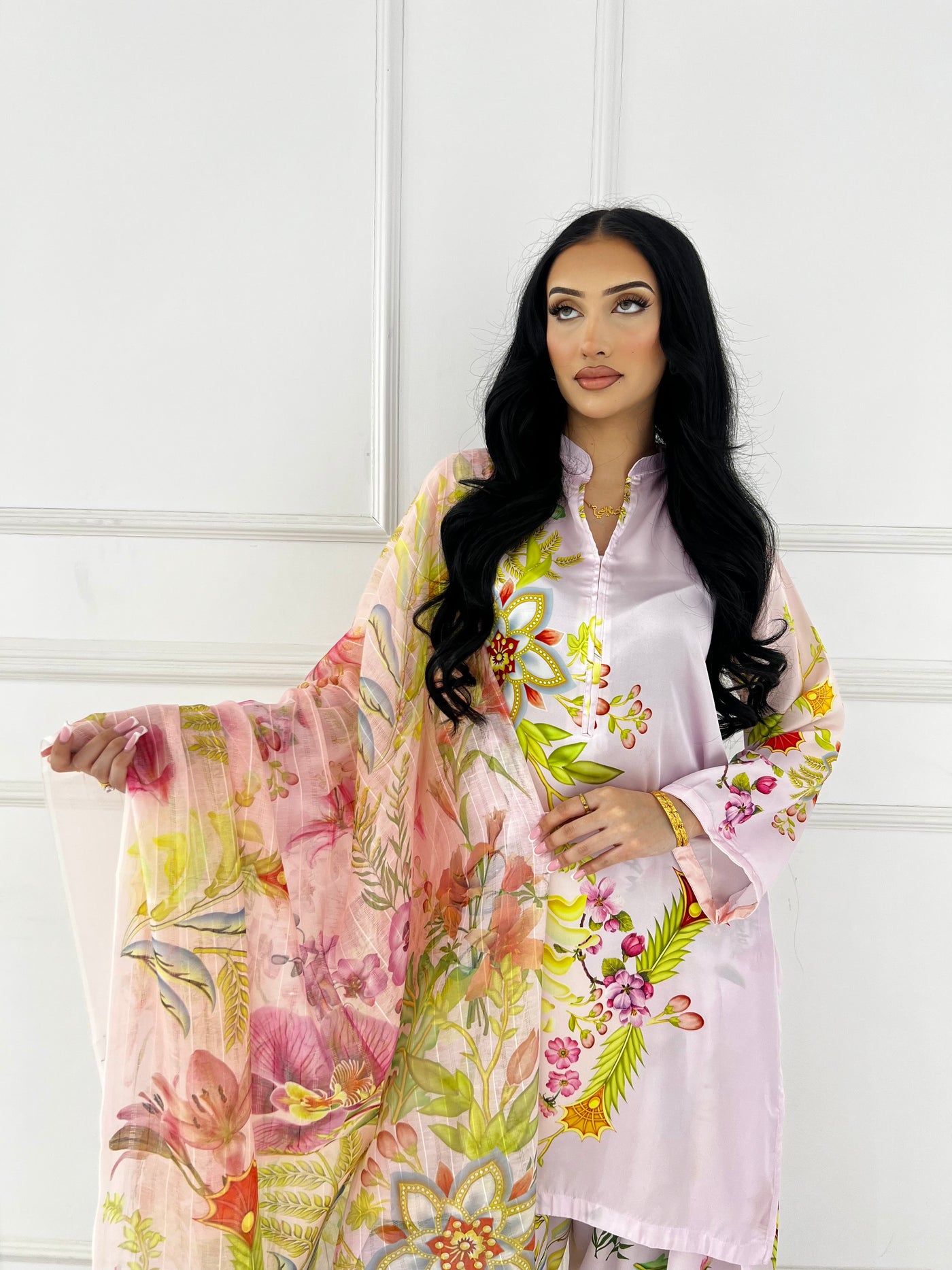 RBY-121-Readymade - Silk Suit 2025 - Memsaab Online