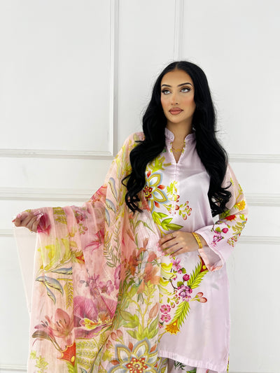 RBY-121-Readymade - Silk Suit 2025 - Memsaab Online