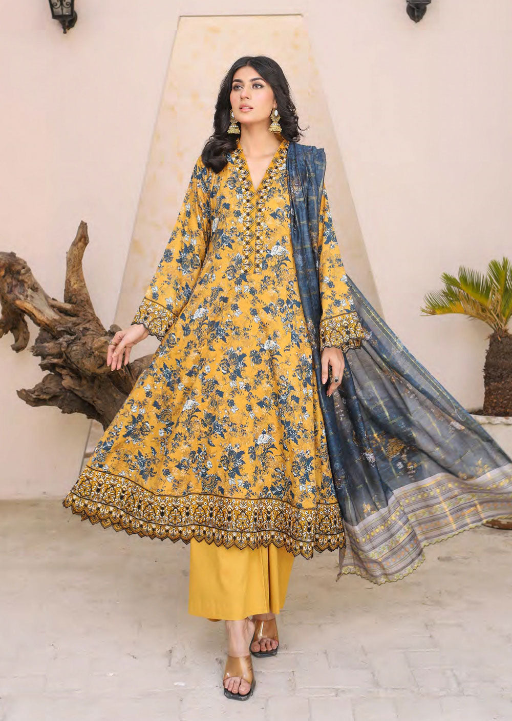 FRK-04 - Readymade - Munira Frocks Collection 2024 - Memsaab Online