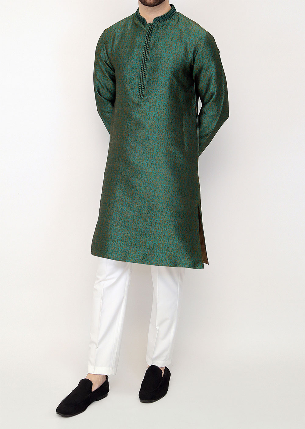 KRT-04 - Readymade - Mens Kurta Trouser Set - Memsaab Online