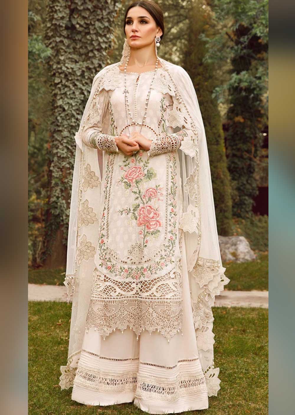 DLJ04 Readymade Maria b Inspired Lawn - Memsaab Online