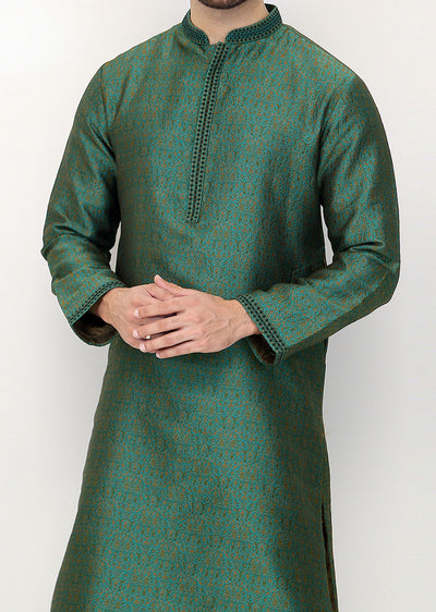 KRT-04 - Readymade - Mens Kurta Trouser Set - Memsaab Online