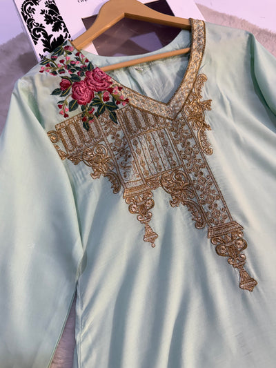 HK137 - Readymade Linen Outfit
