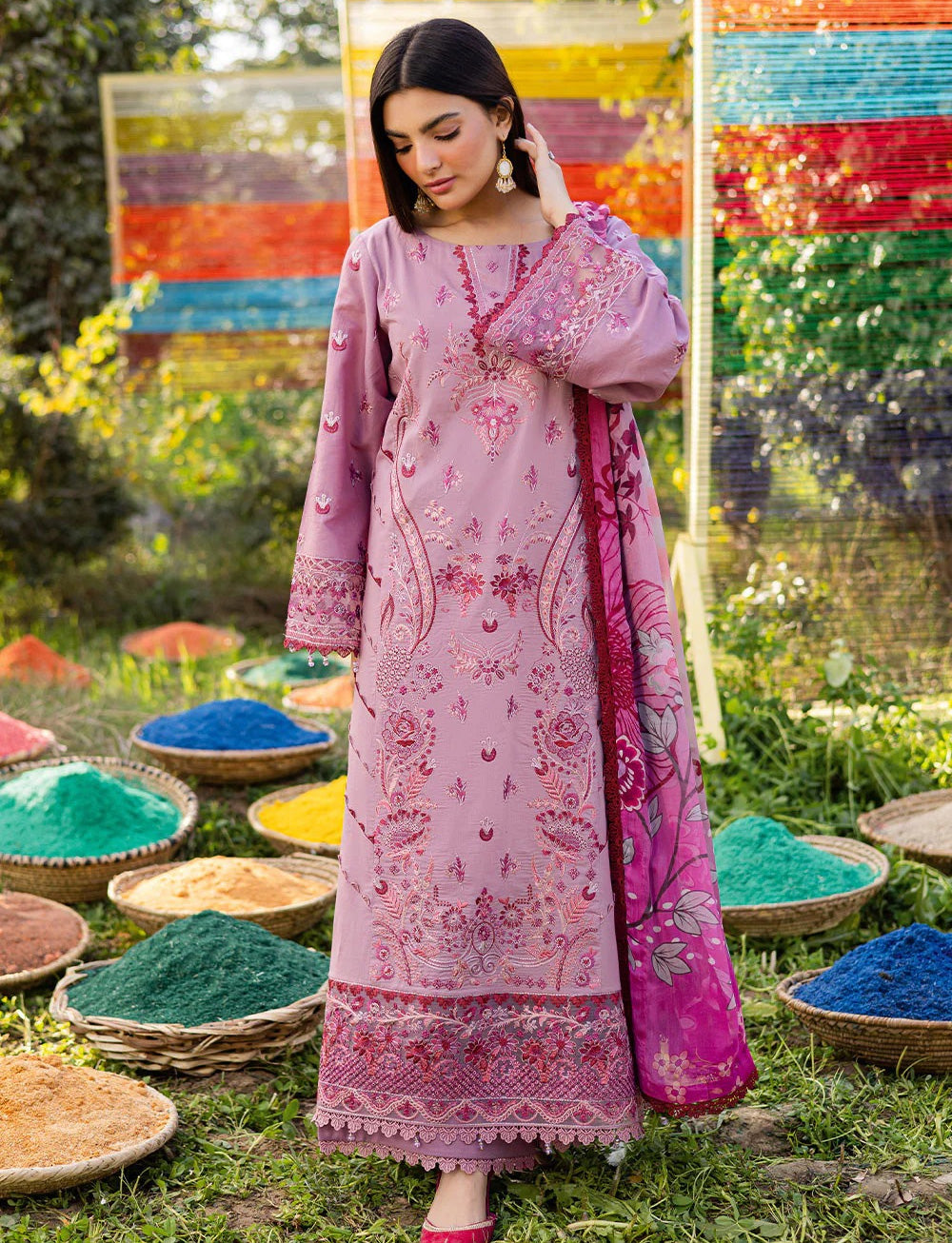 Y-916 - Ready Made - Riwayat by Ramsha Luxury Lawn Vol 12 - Memsaab Online