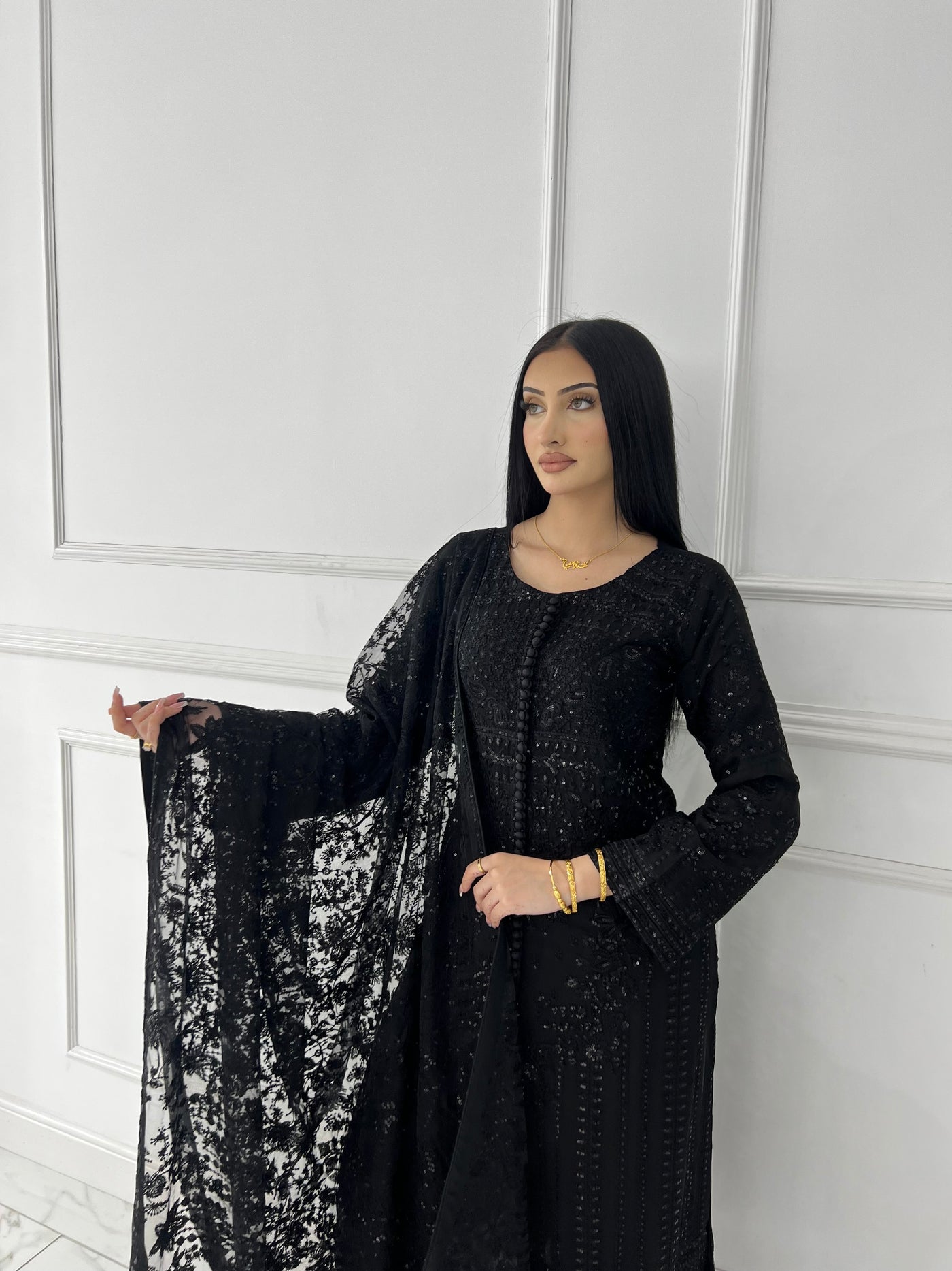 PS1664 Readymade Chiffon Suit - Memsaab Online