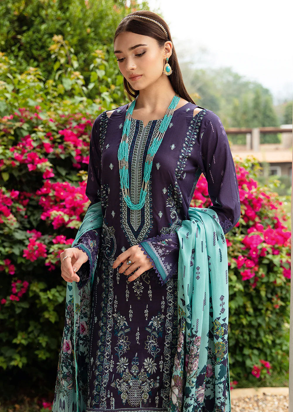 Y-904 - Unstitched - Riwayat by Ramsha Luxury Lawn Vol 09 - Memsaab Online