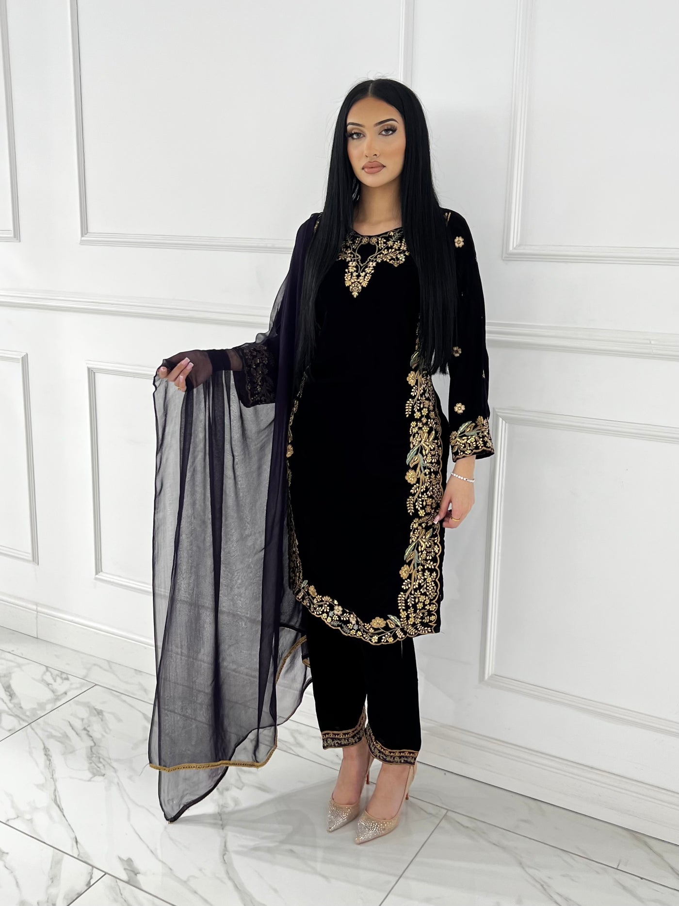 BPH-205 - Readymade Velvet Suit - Memsaab Online