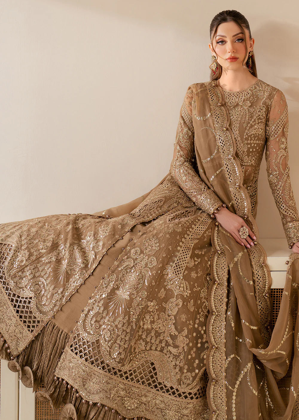 JZTS-04 - Unstitched - Wedding Formals Collection by Jazmin 2025 - Memsaab Online