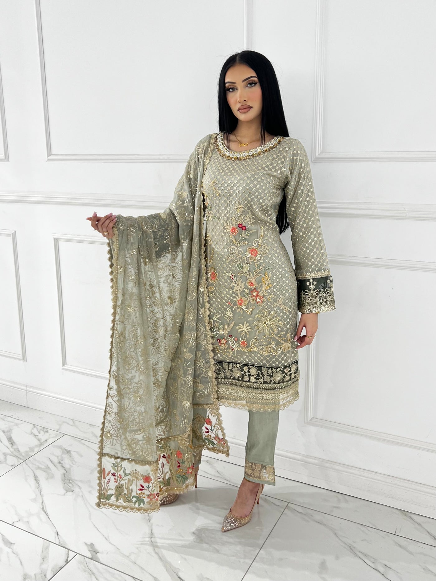 PS1162 DIL Readymade Wedding Outfit - Memsaab Online