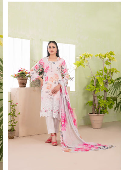 TWD-1711-Readymade Erva Tawakkal Lawn Suit 2025 - Memsaab Online