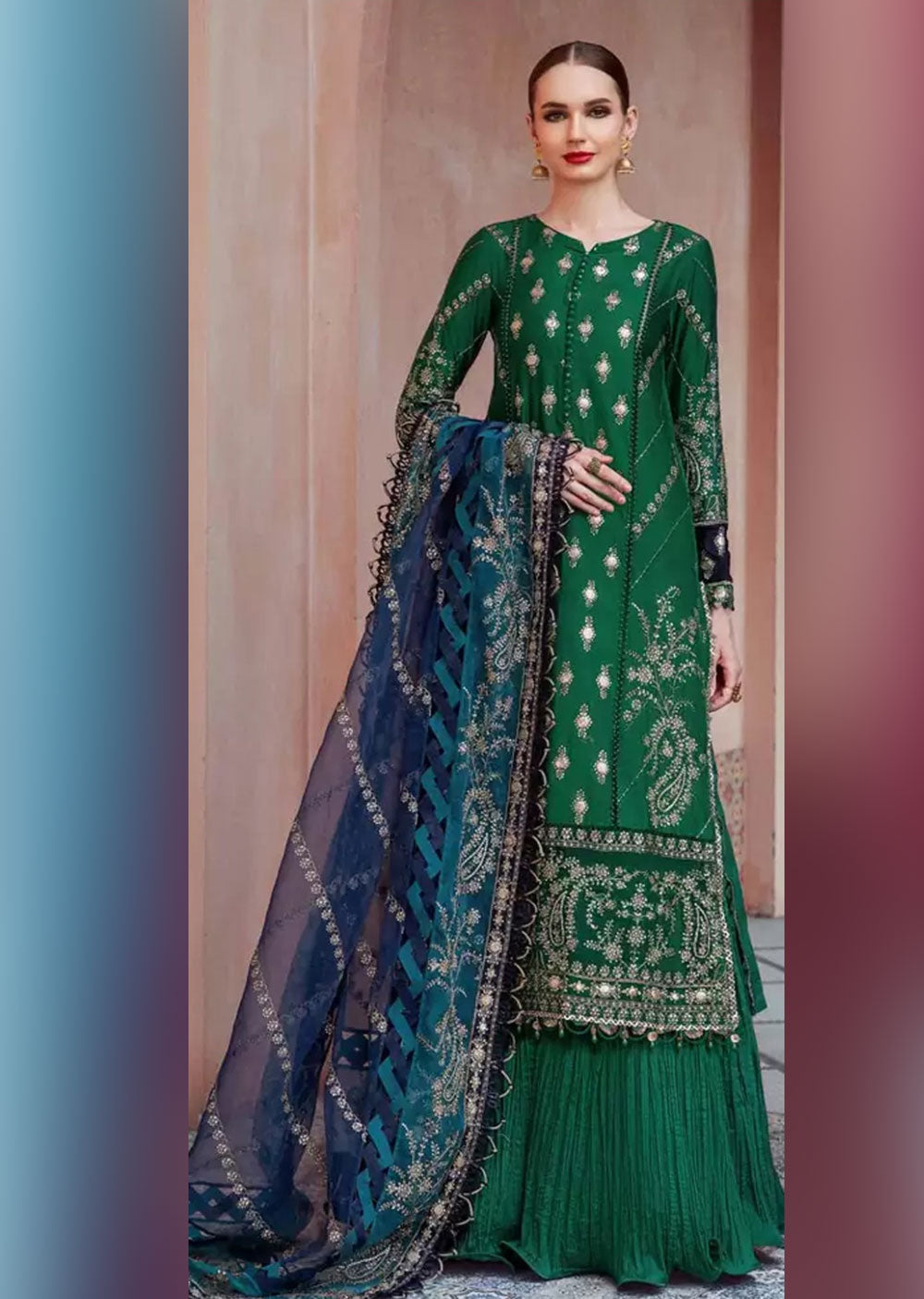 MZD-04-R - Readymade - Maria B Inspired Suit 2024 – Memsaab