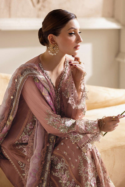 MPC-25-105-Unstitched Embroidered Chiffon Suit Maria B 2025 - Memsaab Online