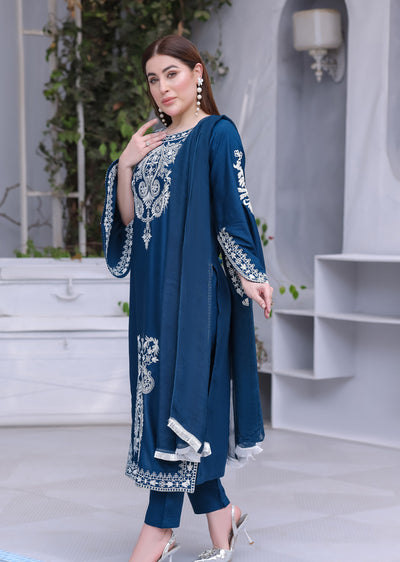 HK331 - Readymade Linen Outfit 2025 - Memsaab Online