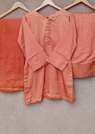 ASBC-03 Raw Silk Farshi Suit - Memsaab Online