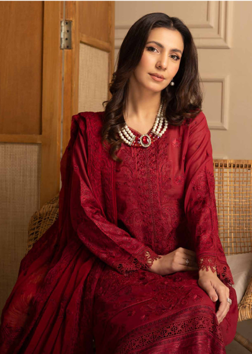 JH-012-Readymade - Pinks Collection by Johra 2024 - Memsaab Online