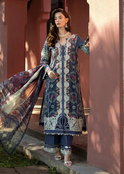 ELFH-04-A - Elaf Signature Embroidered Lawn Collection 2025 - Memsaab Online