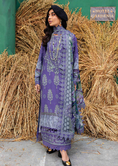 NSG-163 - Unstitched - Nureh Gardenia Collection 2024 - Memsaab Online