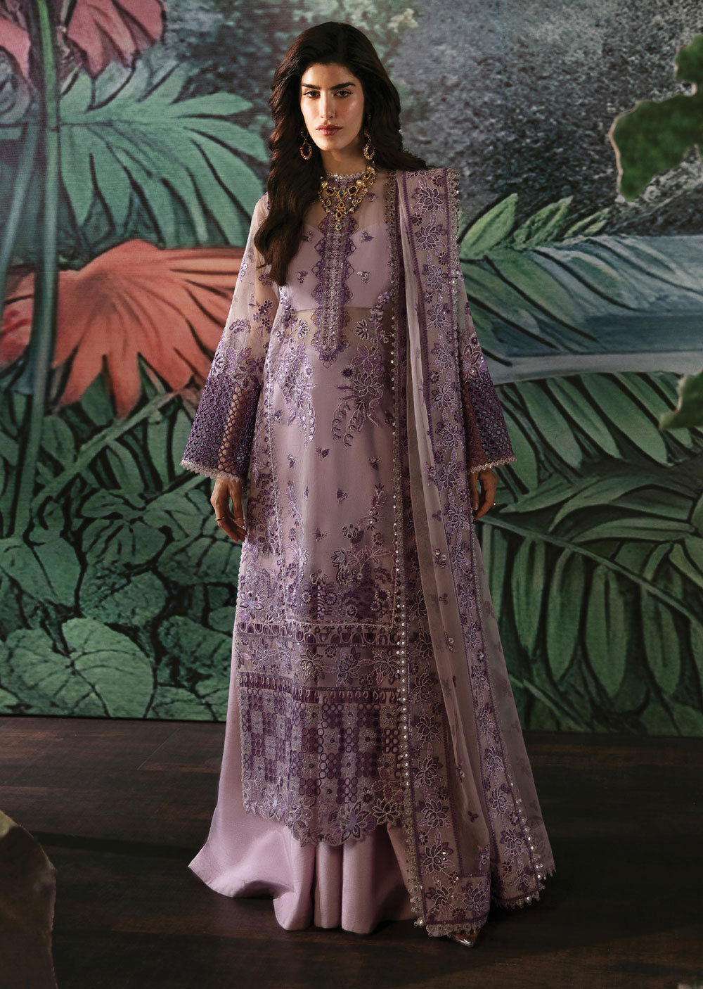 ALF24V-04 - Helen - Unstitched - La Fuchsia Festive Collection by Afrozeh 2024 - Memsaab Online