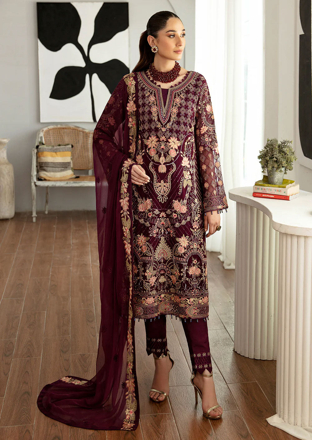 DD-1104 - Unstitched - Rangoon by Ramsha Volume 2 2023 - Memsaab Online