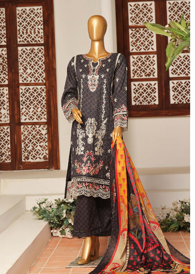 SDR-104 Summer Embroidered Lawn Suit - Memsaab Online