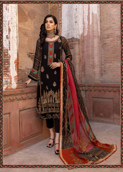 DJW-04 - Unstitched - Dastan-E-Jashan Luxury Chiffon Collection 2023 - Memsaab Online
