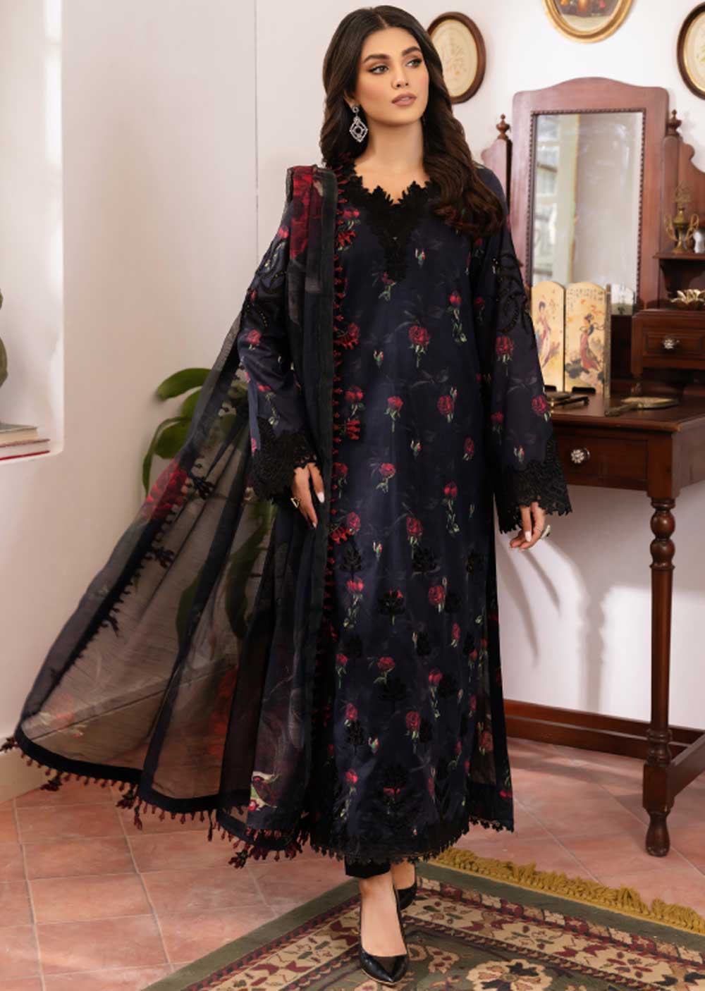 IDL-04R - Readymade - Dastan Collection by Iznik 2023 - Memsaab Online