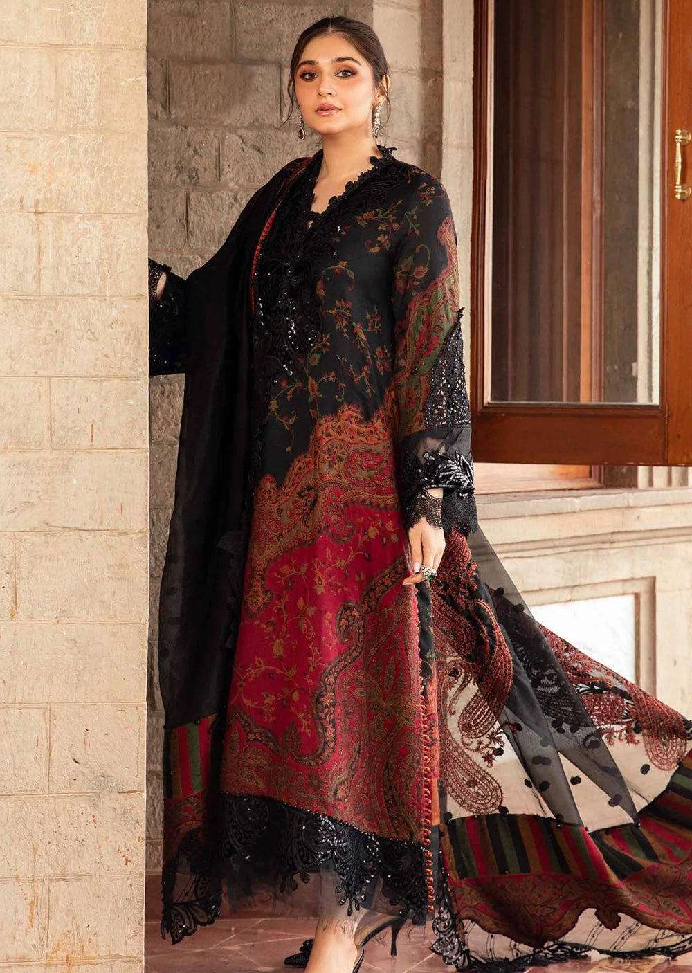 DL-1204 - Maria B Winter Luxe 2024 - Memsaab Online