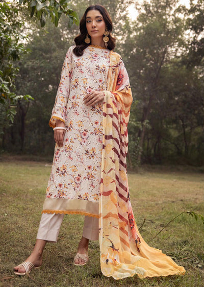 MPC-04 - Unstitched - Mahee's Printed Chikenkari Collection 2024 - Memsaab Online