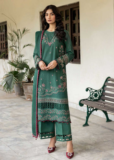 FSH-04-R - Azure Grace - Readymade - Bahaar Embroidered Lawn Suit 2024 - Memsaab Online