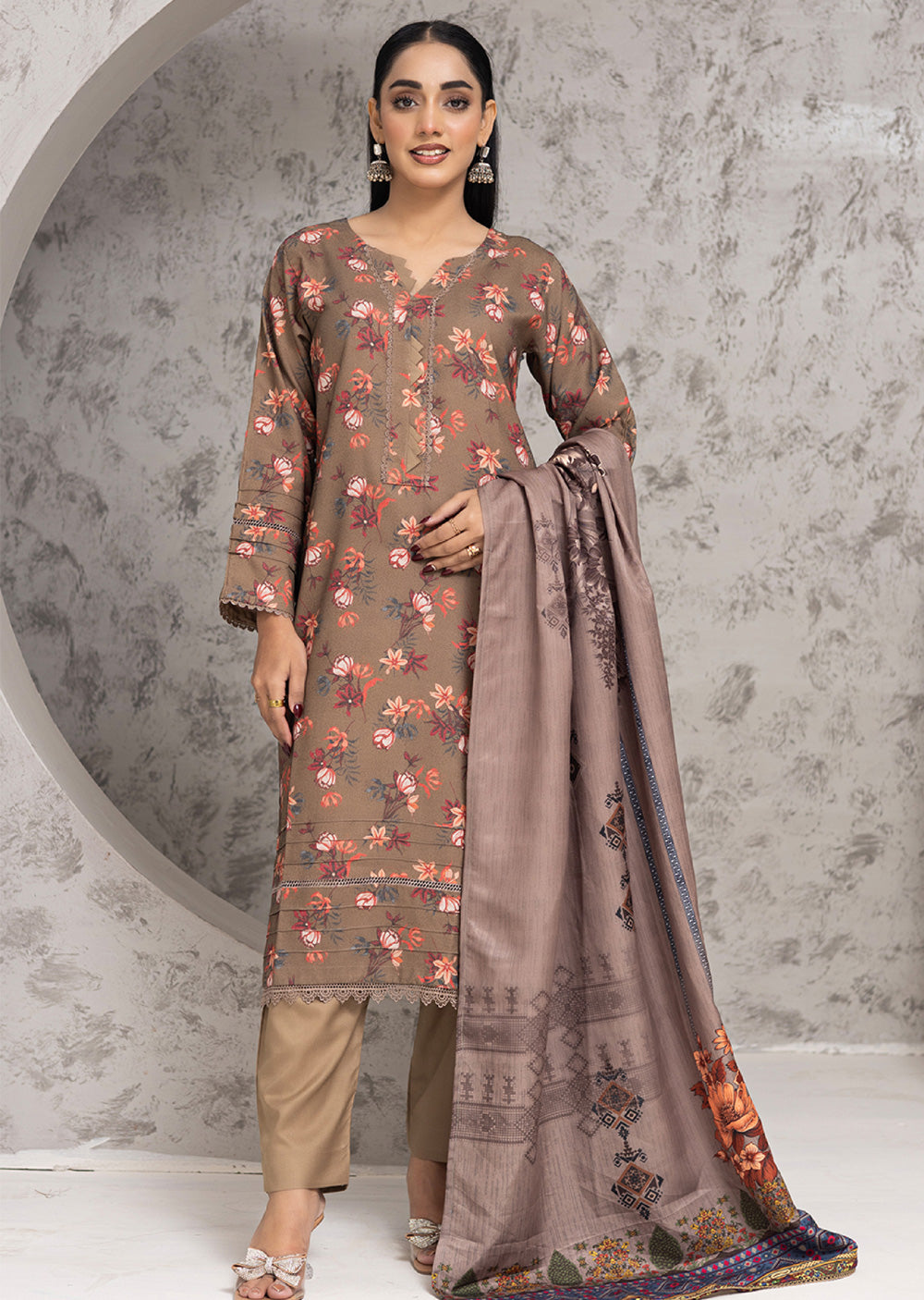 RZW-04-R - Readymade - Rangz Winter Collection 2025 - Memsaab Online