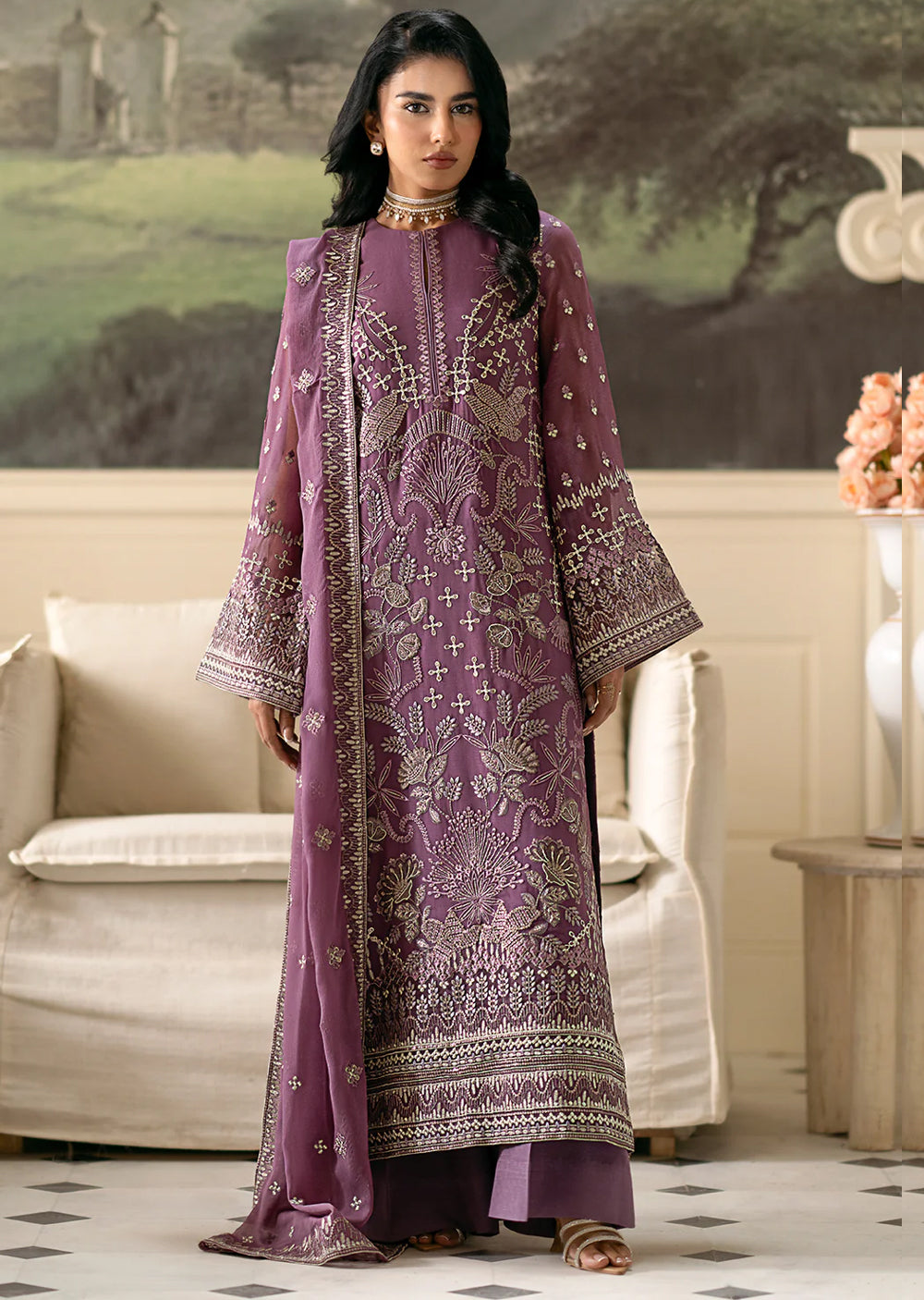 K-1604 - Liara - Unstitched - Mehrbano by Kuch Khas Vol 16 2024 - Memsaab Online