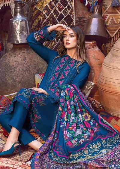 MPT-04-B - Unstitched - M.Prints Winter Collection 2023 - Memsaab Online