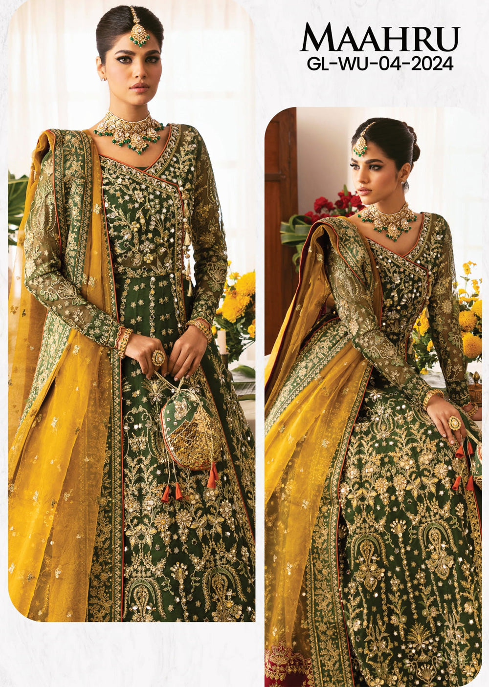 GLC-W04 - Maahru - Readymade - Gulaal Chaandni Wedding Formals 2024 - Memsaab Online