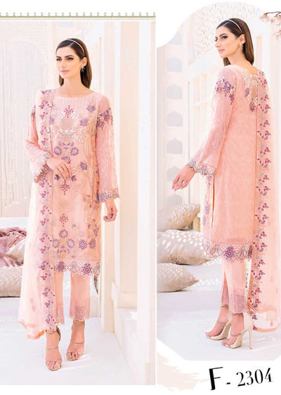 F-2304 - Unstitched - Ramsha Chiffon Collection 2023 - Memsaab Online