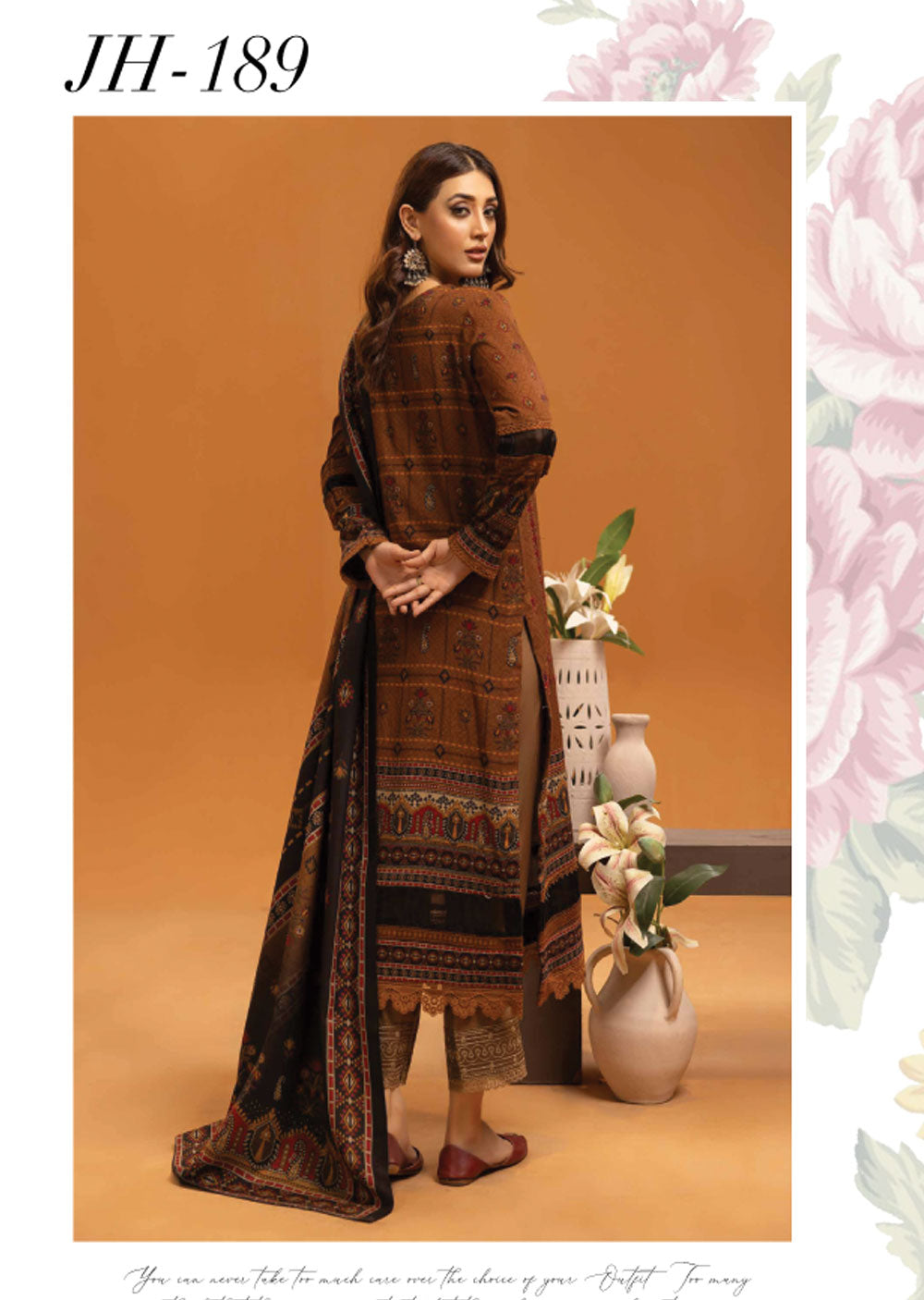 JH-189 - Unstitched - Roop Collection by Johra 2024 - Memsaab Online