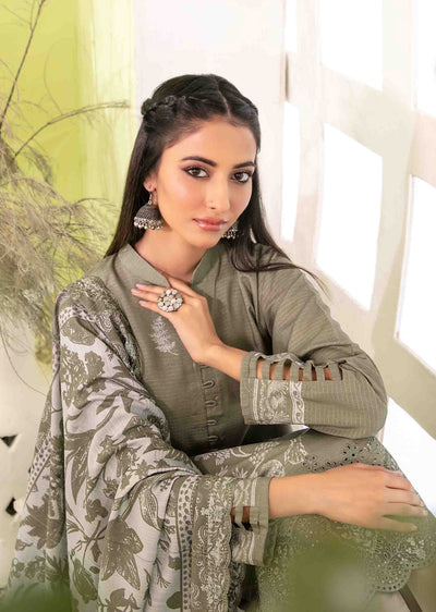 IFZN-5519 - Unstitched - Ifza Viscose Suit by Tawakkal 2025 - Memsaab Online