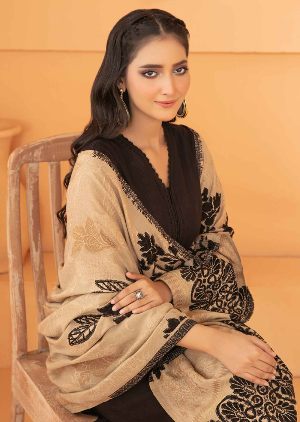 MHZ-3727 - Unstitched - Mahzala Jacquard Suit by Tawakkal 2025 - Memsaab Online