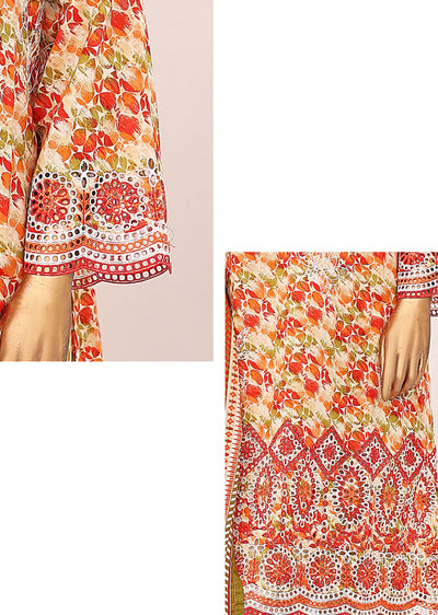 BDS-04 - Unstitched - Bin Saeed Lawn Kari Embroidered Collection 2024 - Memsaab Online