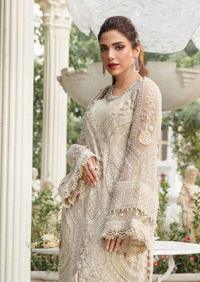 MPC-24-104 - Unstitched - Maria B Embroidered Chiffon 2024 - Memsaab Online