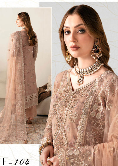 D-104 - Unstitched - Ramsha Festive Collection Vol 01 2024 - Memsaab Online